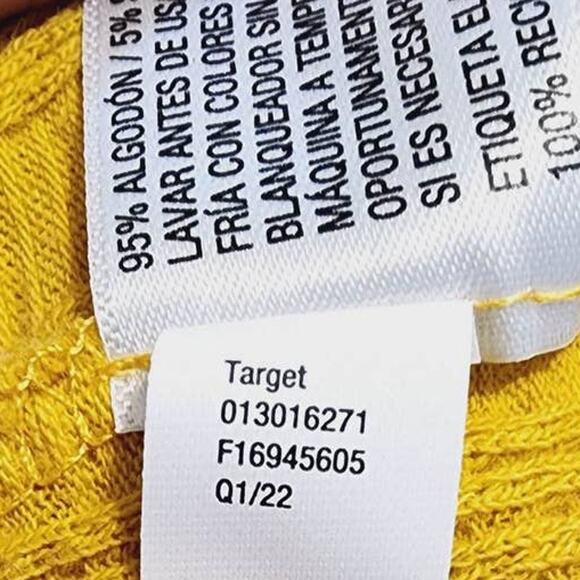 Universal Thread Slim Fit Gold Yellow Tank Top Medium NEW - Picture 5 of 6